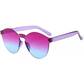 Round Unisex Fashion Candy Colors Round Outdoor Sunglasses Sunglasses - C2199S6S003 $34.25