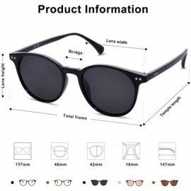 Oval Small Round Classic Polarized Sunglasses for Women Men Vintage Style UV400 Lens SJ2113 MAY - CO198ONLA9A $9.60