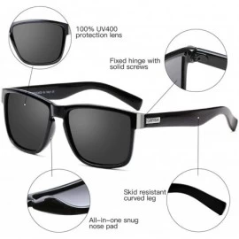 Sport Vintage Polarized Sunglasses for Men and Women Driving Sun glasses 100% UV Protection - CV18TA56XDH $21.74