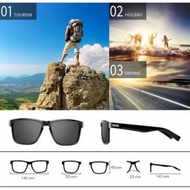 Sport Vintage Polarized Sunglasses for Men and Women Driving Sun glasses 100% UV Protection - CV18TA56XDH $21.74