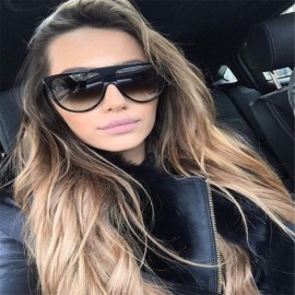 Goggle Classic Big Frame Sunglasses Women/men Models Outdoor Fashion Popular Sun Glasses Female UV400 - C7 - C4199CLM697 $30.27