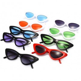 Aviator Goggles Sunglasses Fashion Vintage Plastic - B - CS197X88XWQ $5.92