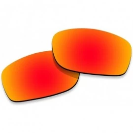 Wayfarer Polarized Lenses Replacement Fives Squared 100% UV Protection-Variety Colors - Red Mirrored - CO18KOI6LM0 $6.94