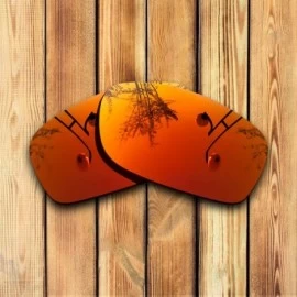 Wayfarer Polarized Lenses Replacement Fives Squared 100% UV Protection-Variety Colors - Red Mirrored - CO18KOI6LM0 $16.88