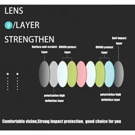 Wayfarer Polarized Lenses Replacement Fives Squared 100% UV Protection-Variety Colors - Red Mirrored - CO18KOI6LM0 $16.88