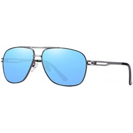 Aviator Sunglasses Men's sunglasses Driver's glasses Driving glasses Polarizing Sunglasses - E - CI18Q0IAI2X $66.49