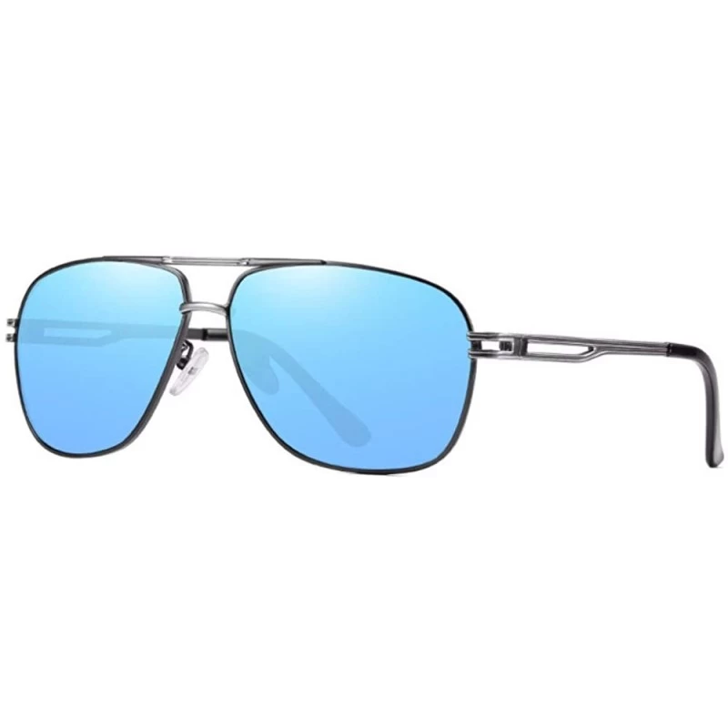 Aviator Sunglasses Men's sunglasses Driver's glasses Driving glasses Polarizing Sunglasses - E - CI18Q0IAI2X $54.54