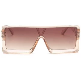 Cat Eye Fashion Irregular Man Women Cat Eye Sunglasses Glasses Shades Vintage Retro - Beige - CD1905AOG59 $18.26