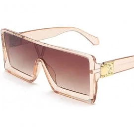 Cat Eye Fashion Irregular Man Women Cat Eye Sunglasses Glasses Shades Vintage Retro - Beige - CD1905AOG59 $18.26