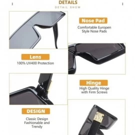 Cat Eye Fashion Irregular Man Women Cat Eye Sunglasses Glasses Shades Vintage Retro - Beige - CD1905AOG59 $18.26