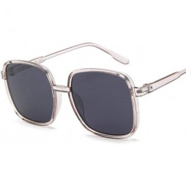 Square Sunglasses 2019 New Trend Big Square Frame UV400 Travel Shopping Outdoor Sun 6 - 6 - C618YLXC7N4 $18.59