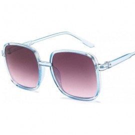 Square Sunglasses 2019 New Trend Big Square Frame UV400 Travel Shopping Outdoor Sun 6 - 6 - C618YLXC7N4 $8.56
