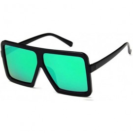 Square sunglasses women Fashion square big box sunglasses Retro glasses trend colorful - C8 - CE18WZROX8W $18.95