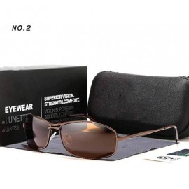 Sport Men Driving Sunglasses Polarized Smooth Design Rectangle Sun Glasses Sport C4 - C2 - CJ18Y4RRIR5 $19.63