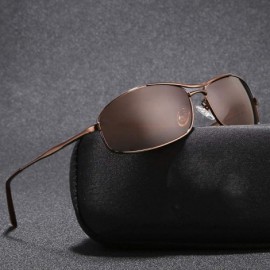 Sport Men Driving Sunglasses Polarized Smooth Design Rectangle Sun Glasses Sport C4 - C2 - CJ18Y4RRIR5 $19.63