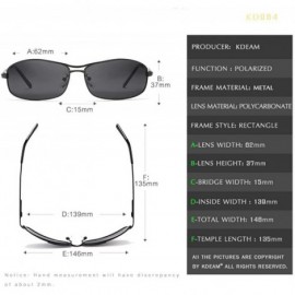 Sport Men Driving Sunglasses Polarized Smooth Design Rectangle Sun Glasses Sport C4 - C2 - CJ18Y4RRIR5 $19.63