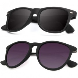 Rectangular Polarized Sunglasses for Men and Women Matte Finish Sun glasses Color Mirror Lens 100% UV Blocking - CE18AWLN03G ...