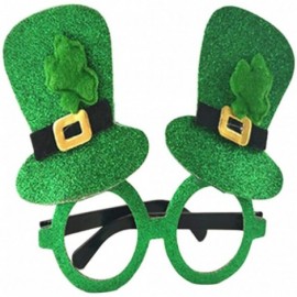 Sport Funny Glasses Shamrock Green Hat Glasses For St. Patrick's Day Green Irish Adult Festival - A - CY18O9UELZN $7.70