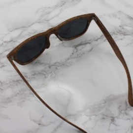 Square Classic Square Frame Sunglasses - Oakwood - CA196RMT7IW $9.23
