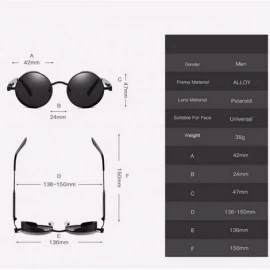 Aviator Circle Sunglasses Steam Punk Glasses Windshield Sunglasses Reflective Circle - C - CR18QS0EX65 $64.57
