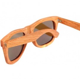 Goggle Bamboo wood glasses Hand-made logs polarized duo sunglasses UV400 UV-coated lenses - Black - CI18XO4CLN2 $32.31