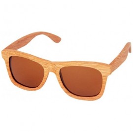 Goggle Bamboo wood glasses Hand-made logs polarized duo sunglasses UV400 UV-coated lenses - Black - CI18XO4CLN2 $32.31