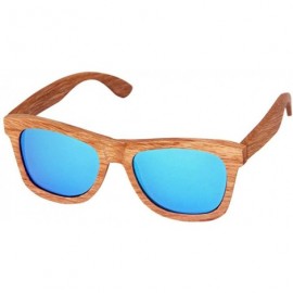 Goggle Bamboo wood glasses Hand-made logs polarized duo sunglasses UV400 UV-coated lenses - Black - CI18XO4CLN2 $32.31
