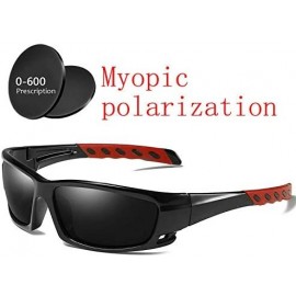 Goggle 2019 diopter finished myopia polarized sunglasses men's glasses fashion square men's driving goggles UV400 - C918TWRHC...