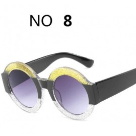 Aviator 2019new Sunglasses Women Female Brand Designer Luxurious Oversized Retro NO2 - No8 - CI18YZW0YQH $9.45