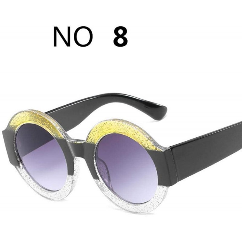 Aviator 2019new Sunglasses Women Female Brand Designer Luxurious Oversized Retro NO2 - No8 - CI18YZW0YQH $9.45