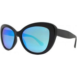 Square Polarized Sunglasses for Women - Medium Cat Eye Vintage Classic Retro Fashion Design UV Protection Lens - CR18HY8RXHQ ...