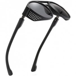 Square Sunglasses Mens Polarized Military - Black - C718TK8M0H5 $18.25
