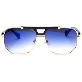 Cat Eye New fashion frame sunglasses - metal frame double beam cat eye sunglasses - D - CL18SEHE6DH $30.20