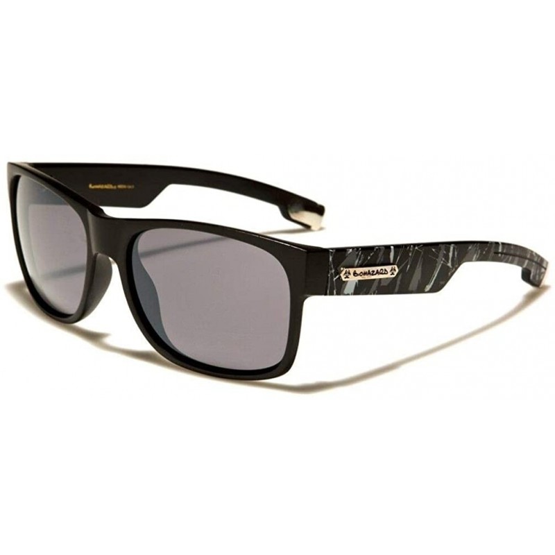 Square Square Abstract Classic Sport Sunglasses - Grey Abstract Frame - CV18W0A5Y4C $16.02