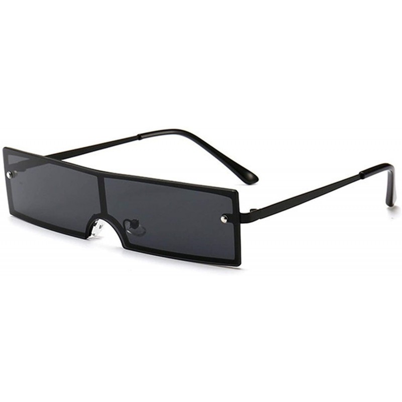 Cat Eye Vintage Metal Frame Small Sun Glasses Female Skinny Cat Eye Eyewear - As Picture-3 - CM18W3NCI2X $29.24