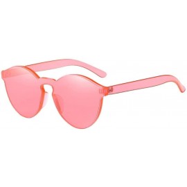 Oversized Rimless Integrated Glasses - CH18DQK4W37 $16.75