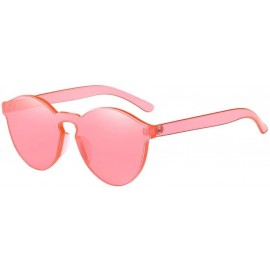 Oversized Rimless Integrated Glasses - CH18DQK4W37 $9.74