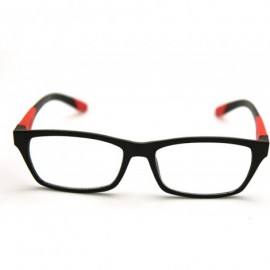 Rimless 6904 SECOND GENERATION Semi-Rimless Flexie Reading Glasses NEW - Z3 Matte Black Red - CM18ESEZ9I4 $16.06