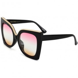 Square Vintage Gradient Lens Sunglasses Women Acetate Frame Brand Design Sun Glasses Female Square Goggles UV400 - CN199Q0TWQ...
