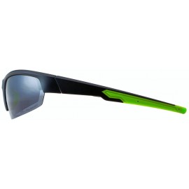 Sport Polarized Sunglasses for Men - Premium Sport Sunglasses - HZ Series Ascendancy - Matte Black & Neon Green - CL12O0YF13K...