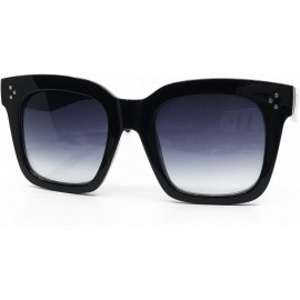 Oversized RAKOSTA 1762 Premium Oversize XXL Women Men Havana Tilda Shadow Style Fashion Tint Sunglasses - Black/Fade - CR1954...