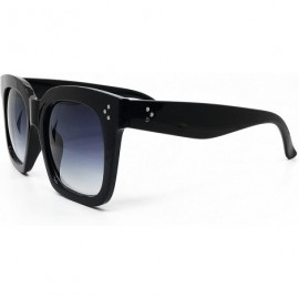 Oversized RAKOSTA 1762 Premium Oversize XXL Women Men Havana Tilda Shadow Style Fashion Tint Sunglasses - Black/Fade - CR1954...