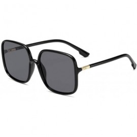 Oval Sunglasses For Women Vintage Round Sunglasses for Women Classic Retro Designer Style - Black - C41905KDK5T $9.97