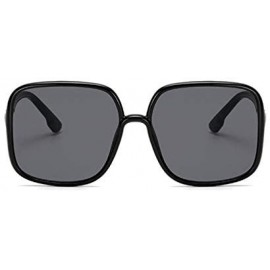Oval Sunglasses For Women Vintage Round Sunglasses for Women Classic Retro Designer Style - Black - C41905KDK5T $9.97