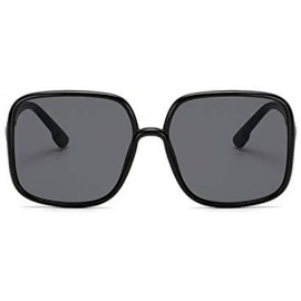 Oval Sunglasses For Women Vintage Round Sunglasses for Women Classic Retro Designer Style - Black - C41905KDK5T $9.97