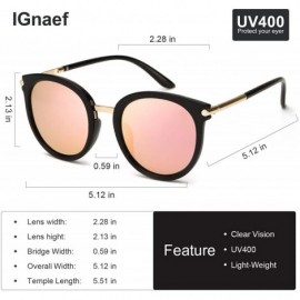 Cat Eye Sunglasses for women polarized Cat Eyes Fashion Design Style for Driving-100% UVA/UVB Protection - CT18UMXT94M $12.96