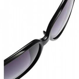 Oversized Polarized HD Sunglasses for Women Polarized Metal Mirror UV 400 Lens Protection - Apricot - CU198O4LA03 $32.89