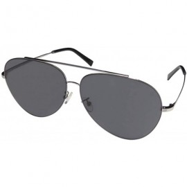 Aviator Dylan Mens/Womens Aviator Full-rim 100% UVA & UVB Lenses Sunglasses/Shades - Silver - CP193Q943S9 $95.93
