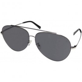 Aviator Dylan Mens/Womens Aviator Full-rim 100% UVA & UVB Lenses Sunglasses/Shades - Silver - CP193Q943S9 $42.05