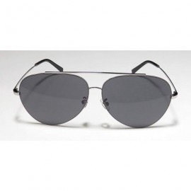 Aviator Dylan Mens/Womens Aviator Full-rim 100% UVA & UVB Lenses Sunglasses/Shades - Silver - CP193Q943S9 $42.05